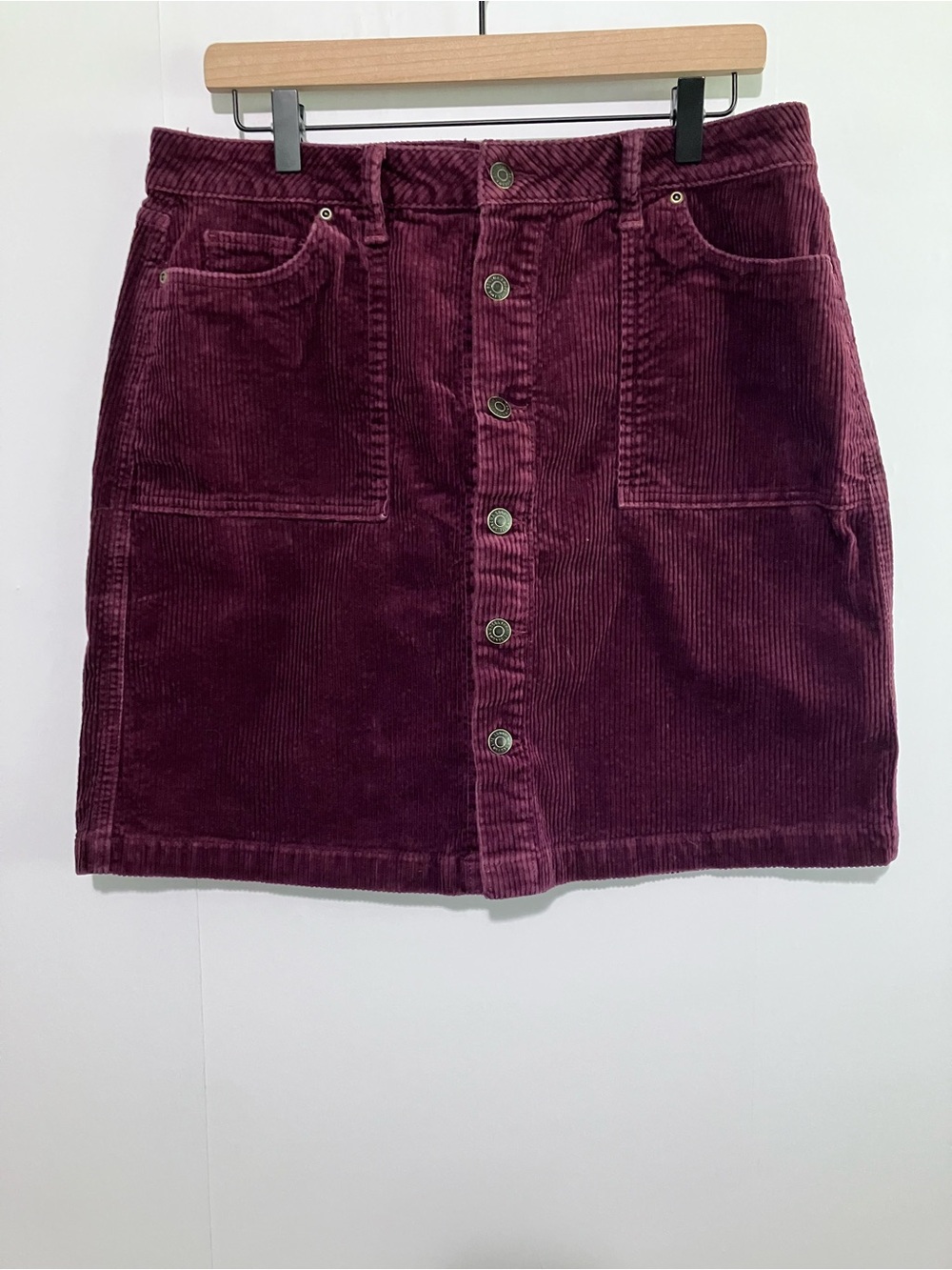 Sonoma Plum Purple Corduroy Skirt SIze 12